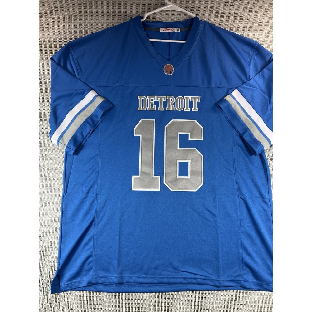 Detroit Lions Jersey Jared Goff  #16 Shxinet Brand Size 2XL